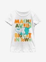 Disney Pixar Luca Machiavelli Big Cat Town Youth Girls T-Shirt