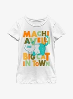 Disney Pixar Luca Machiavelli Big Cat Town Youth Girls T-Shirt