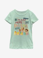 Disney Pixar Luca I'm Just Here For The Pasta Youth Girls T-Shirt