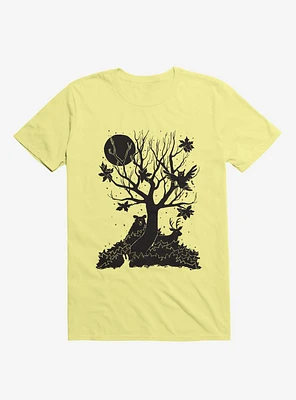 Autumn Forest Corn Silk Yellow T-Shirt