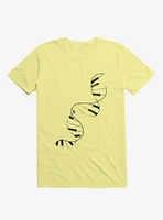 DNA Piano Corn Silk Yellow T-Shirt