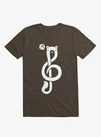 Musicat Brown T-Shirt