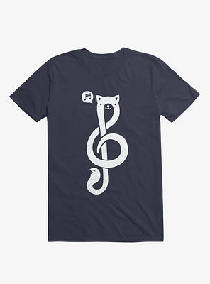 Musicat Navy Blue T-Shirt