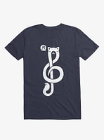 Musicat Navy Blue T-Shirt