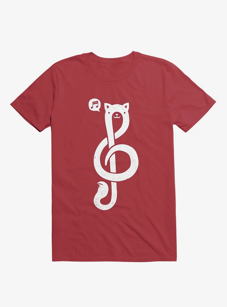 Musicat Red T-Shirt