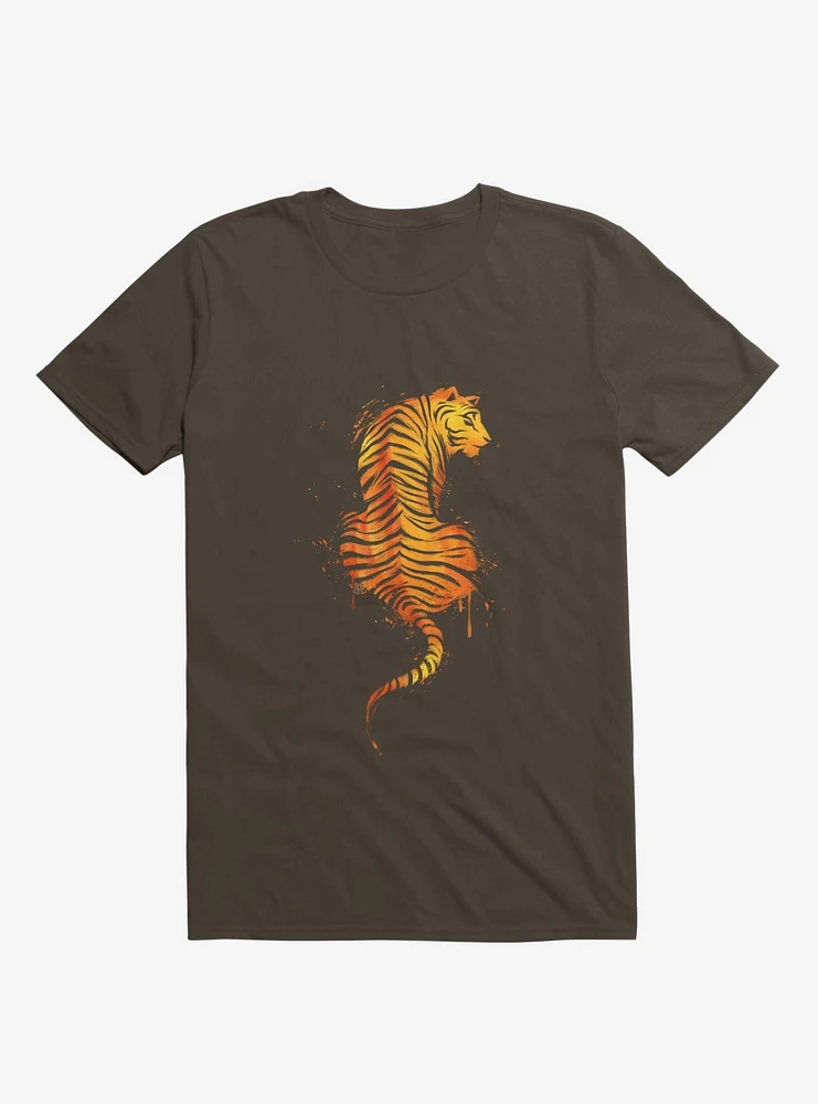 Tiger Ink Brown T-Shirt