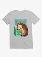 World Domination For Hedgehogs Ice Grey T-Shirt