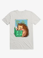 World Domination For Hedgehogs White T-Shirt