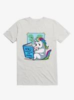 World Domination For Unicorns White T-Shirt