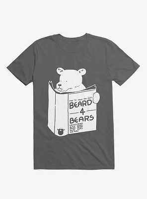 Beard For Bears Charcoal Grey T-Shirt