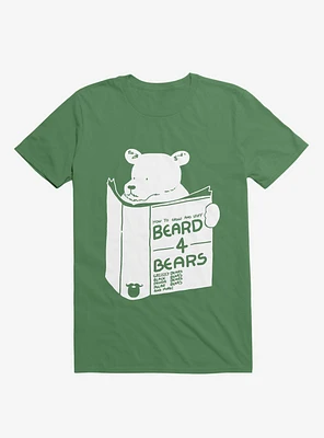 Beard For Bears Kelly Green T-Shirt