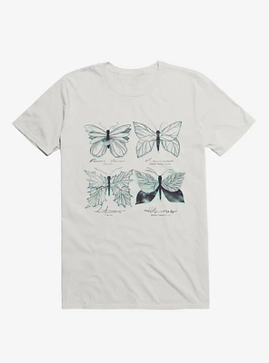 Seasons Change Butterfly White T-Shirt