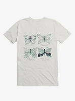 Seasons Change Butterfly White T-Shirt