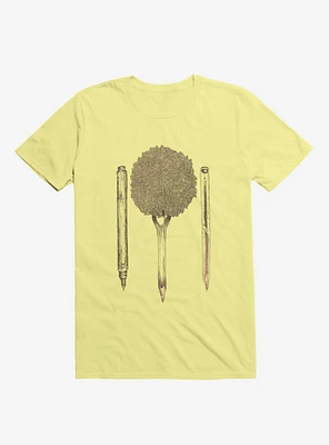 Tools Of Creation Corn Silk Yellow T-Shirt