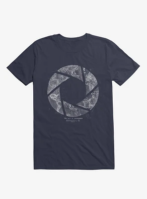 Traveling Lens Navy Blue T-Shirt