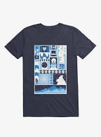 Winter Navy Blue T-Shirt