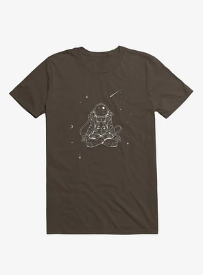 Zen Astronaut Brown T-Shirt