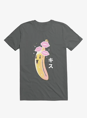 Banana Kisses Charcoal Grey T-Shirt