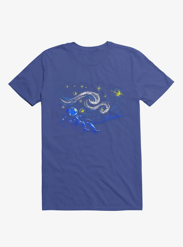 Starry Night Gravity Royal Blue T-Shirt