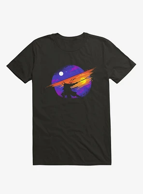Sunset Samurai Black T-Shirt