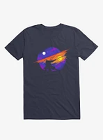 Sunset Samurai Navy Blue T-Shirt