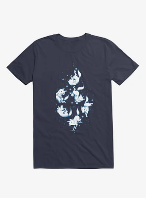 Winter Is Coming Navy Blue T-Shirt