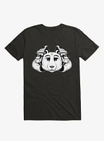 Bear Inside Black And White T-Shirt