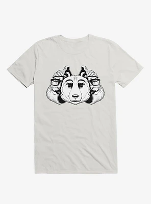 Bear Inside Black And White T-Shirt