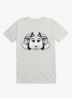 Bear Inside Black And White T-Shirt