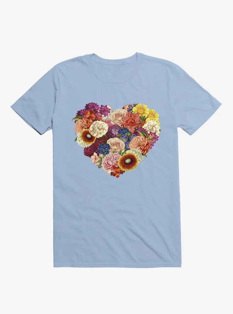 Blooming Love Light Blue T-Shirt