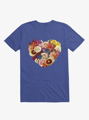 Blooming Love Royal Blue T-Shirt