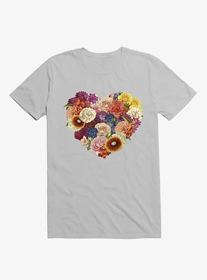 Blooming Love Ice Grey T-Shirt