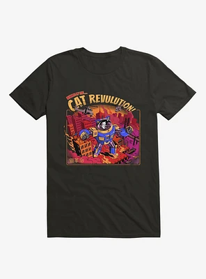 Cat Revolution Black T-Shirt