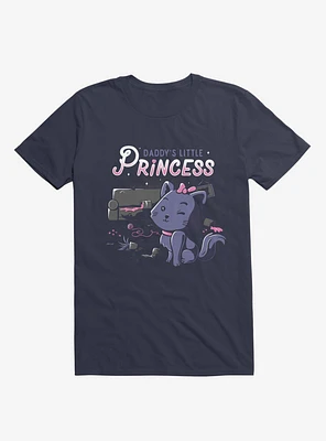 Daddy's Little Princess Navy Blue T-Shirt