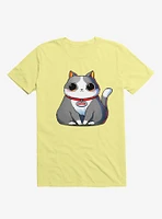 Satan Cat Corn Silk Yellow T-Shirt