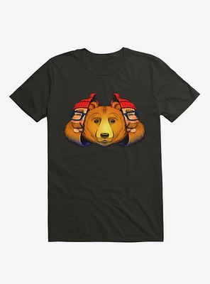Bear Inside Black T-Shirt