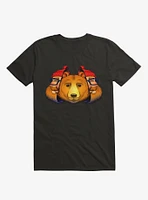 Bear Inside Black T-Shirt