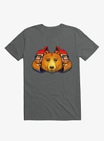 Bear Inside Charcoal Grey T-Shirt