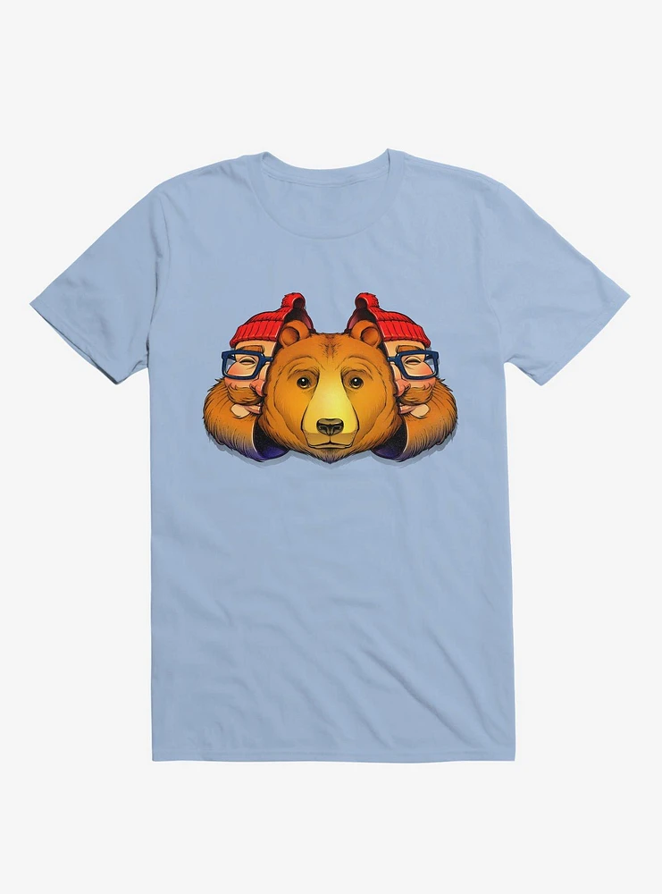 Bear Inside Light Blue T-Shirt