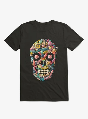 Candy Skull Black T-Shirt
