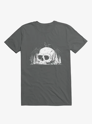 Skull Forest Charcoal Grey T-Shirt