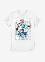 Star Wars: The Clone Wars Rex And Ahsoka Names Womens T-Shirt