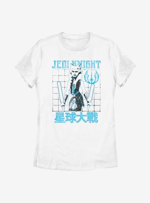 Star Wars: The Clone Wars Ahsoka Jedi Knight Tanos Tanto Womens T-Shirt