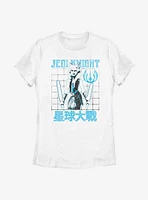 Star Wars: The Clone Wars Ahsoka Jedi Knight Tanos Tanto Womens T-Shirt