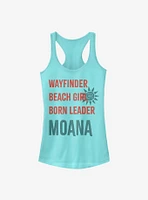 Disney Moana Born Leader Girls Tank