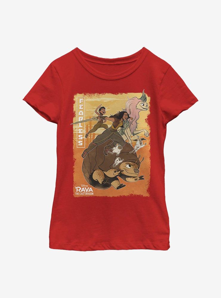 Disney Raya And The Last Dragon Bounce Group Youth Girls T-Shirt