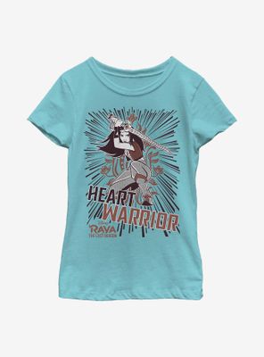 Disney Raya And The Last Dragon Heart Line Youth Girls T-Shirt
