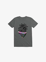 Bleeding Heart Charcoal Grey T-Shirt