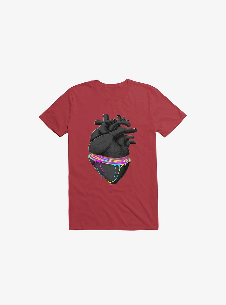 Bleeding Heart Red T-Shirt