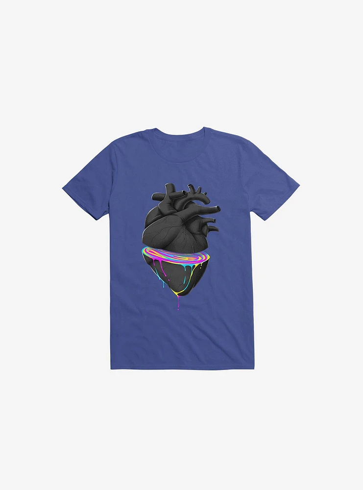 Bleeding Heart Royal Blue T-Shirt